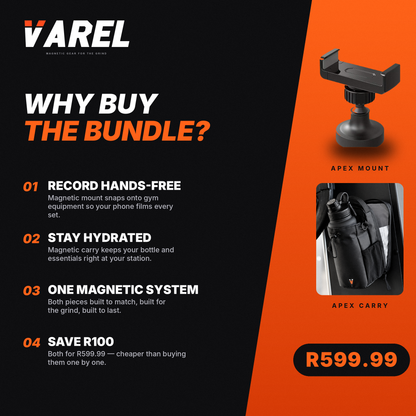 🧲 Varel Apex Bundle – (Save R100!) | Apex Carry + Apex Mount 💪🔥